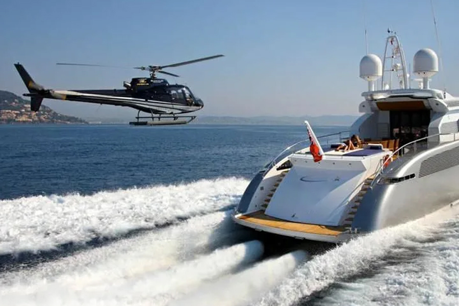 Pesawat dan kapal layar