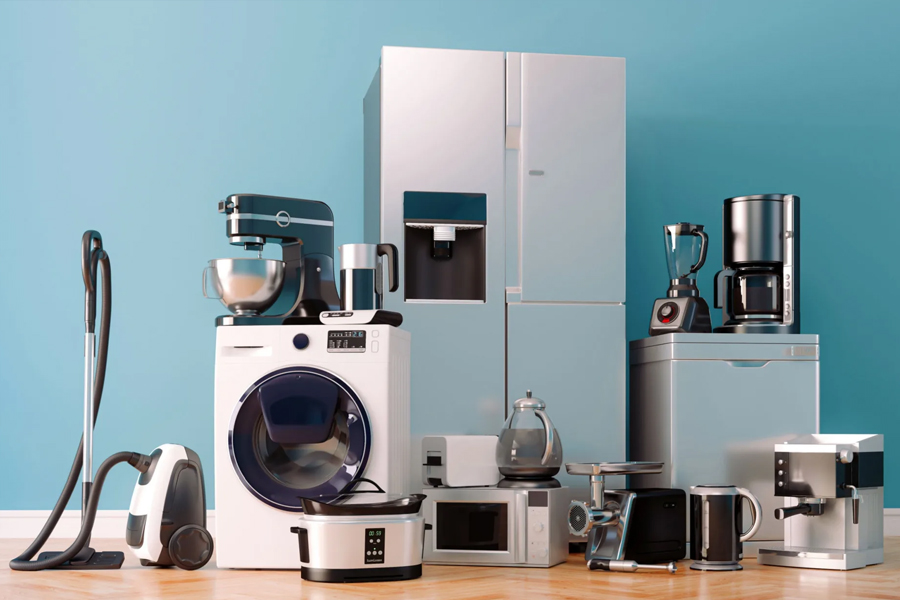 Peralatan pengudaraan dan peralatan rumah tangga